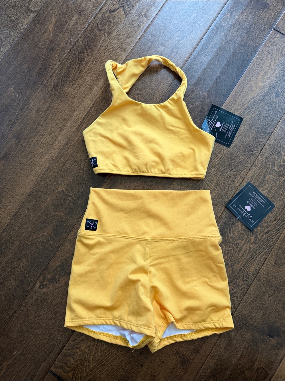 Sunshine Yellow Kandi Kouture Dance Set